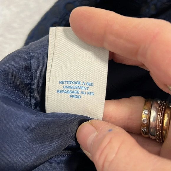 Boden Navy Eyelet Dress Size 4L - Picture 12 of 12